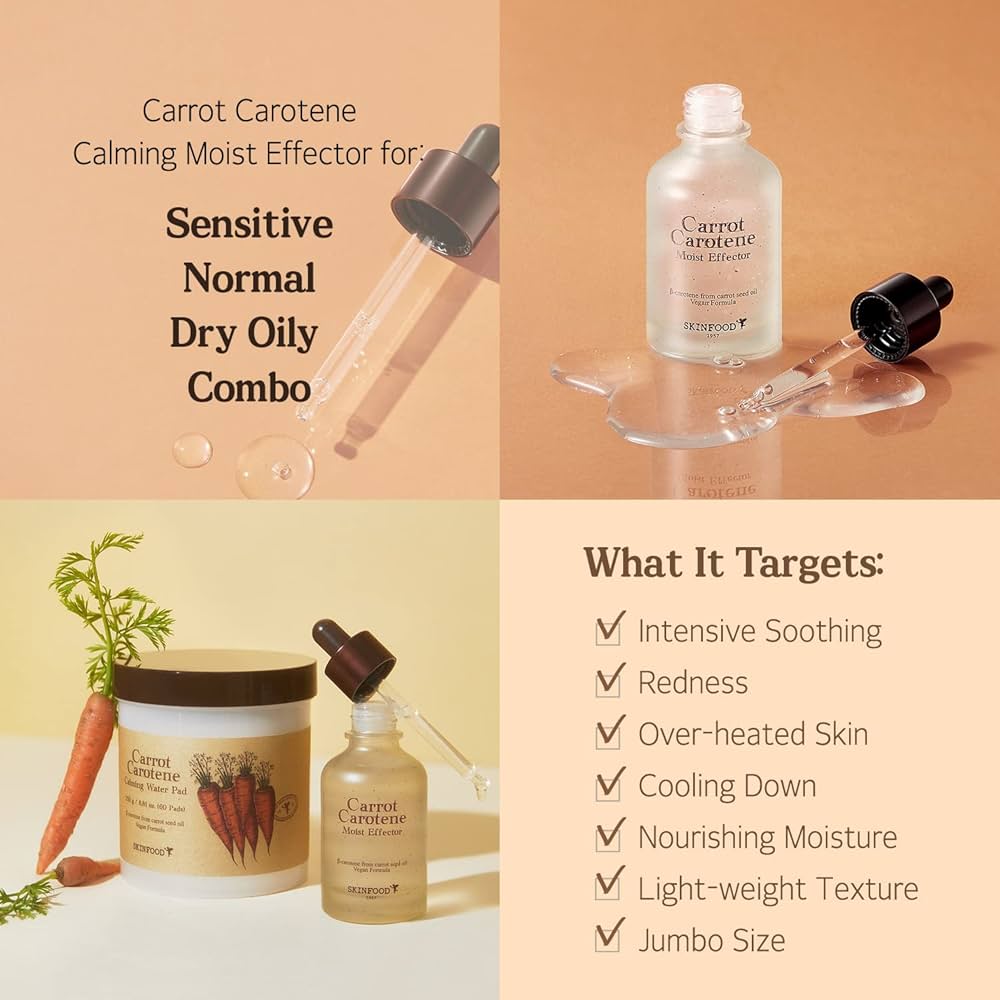 SKINFOOD CARROT CAROTENE MOIST EFFECTOR 52ML