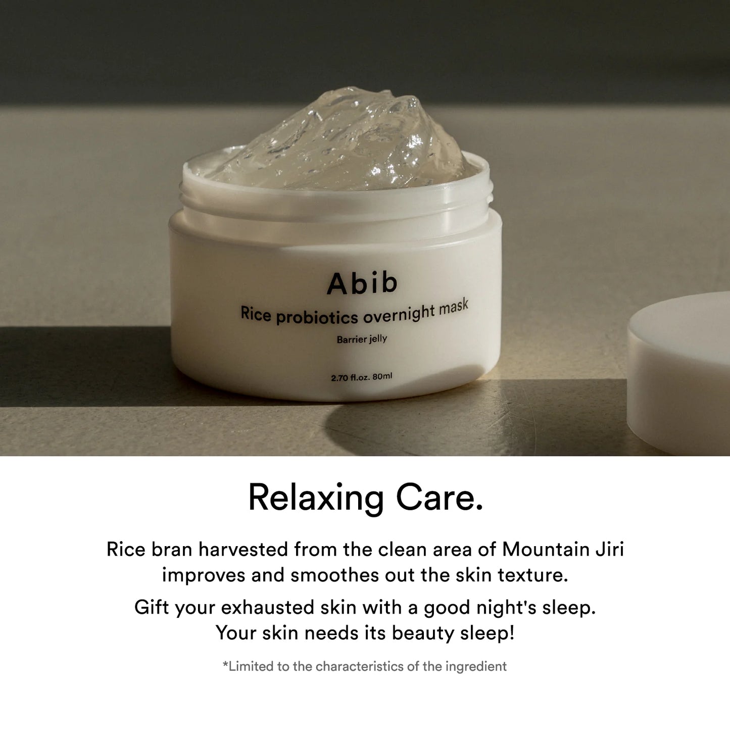 Abib Rice Probiotic Overnight - Barrier Jelly 80ML