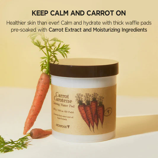 SKINFOOD CARROT CAROTENE CALMING WATER PAD 250g(60EA)