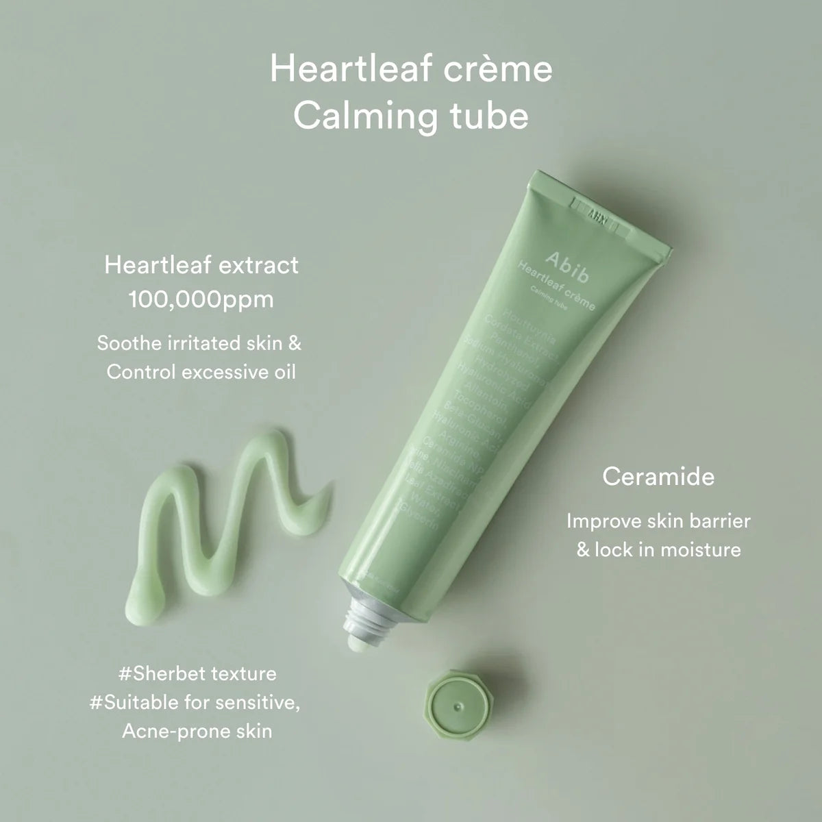 Abib Houttuynia cordata cream - Calming tube 75ML