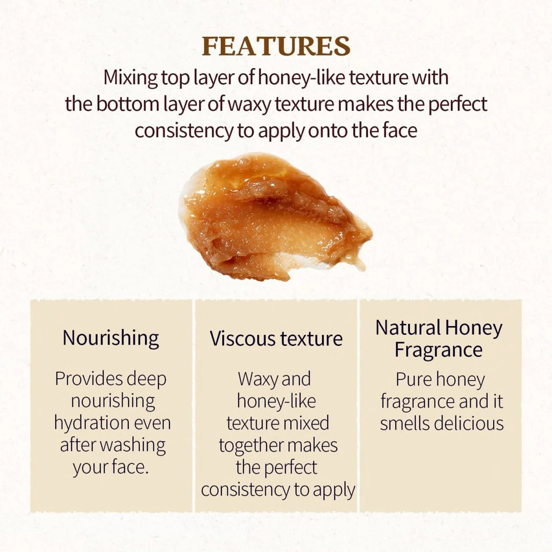 SKINFOOD HONEY SUGAR FOOD MASK 120g