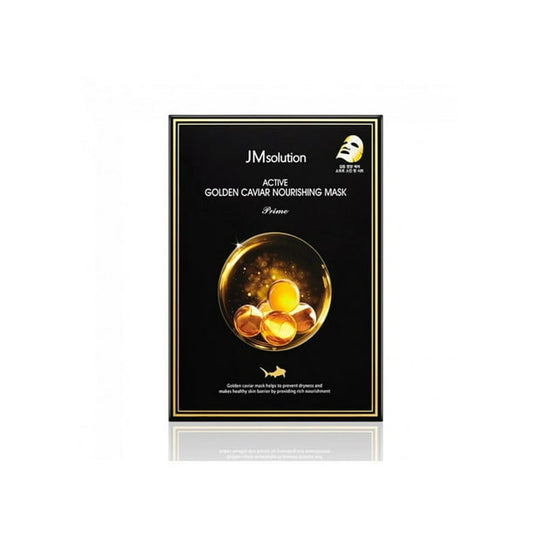 JMSOLUTION ACTIVE GOLDEN CAVIAR NOURISHING MASK 10Pcs