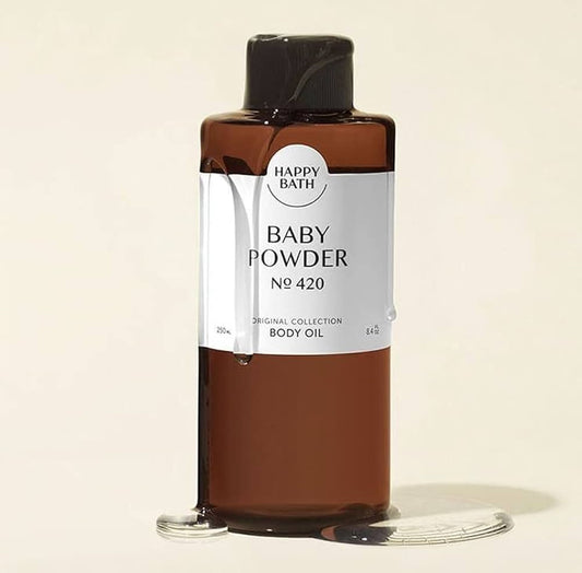 Happybath Baby Powder Body Oil 250ml