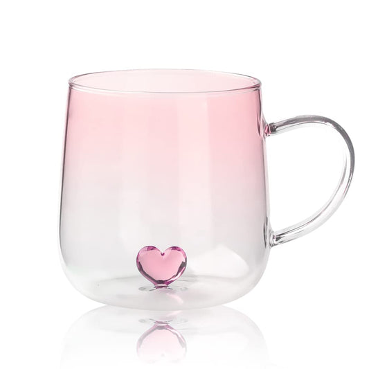 Heart-shaped Cup Gradient Pink