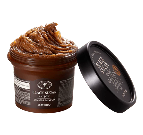 SKINFOOD BLACK SUGAR PERFECT ESSENTIAL SCRUB 2X (R23) 210g