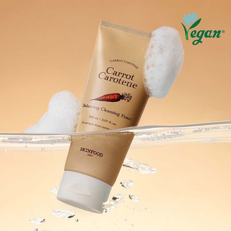 SKINFOOD CARROT CAROTRNE BALANCING CLEANSING FOAM 150ML