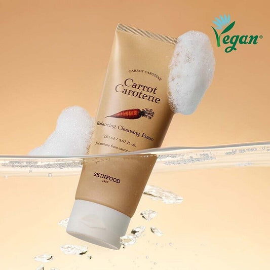 SKINFOOD CARROT CAROTRNE BALANCING CLEANSING FOAM 150ML