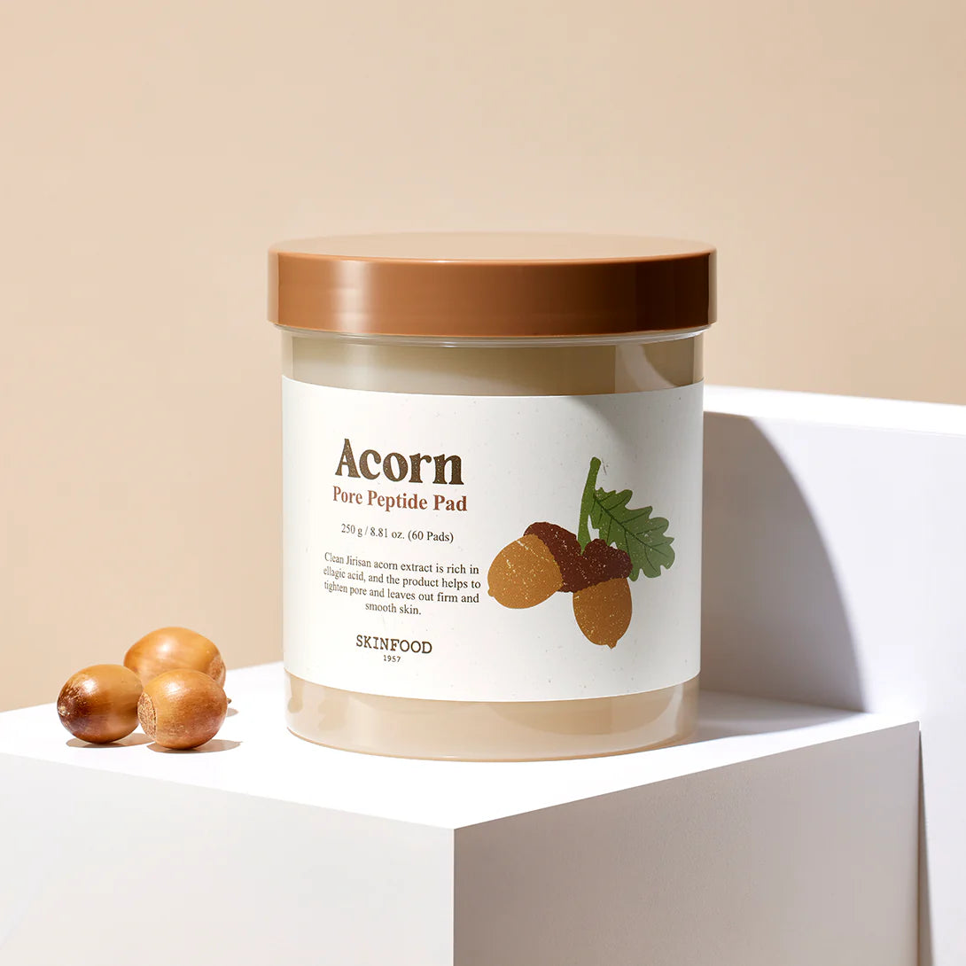 SKINFOOD ACORN PORE PEPTIDE PAD 260g/60EA