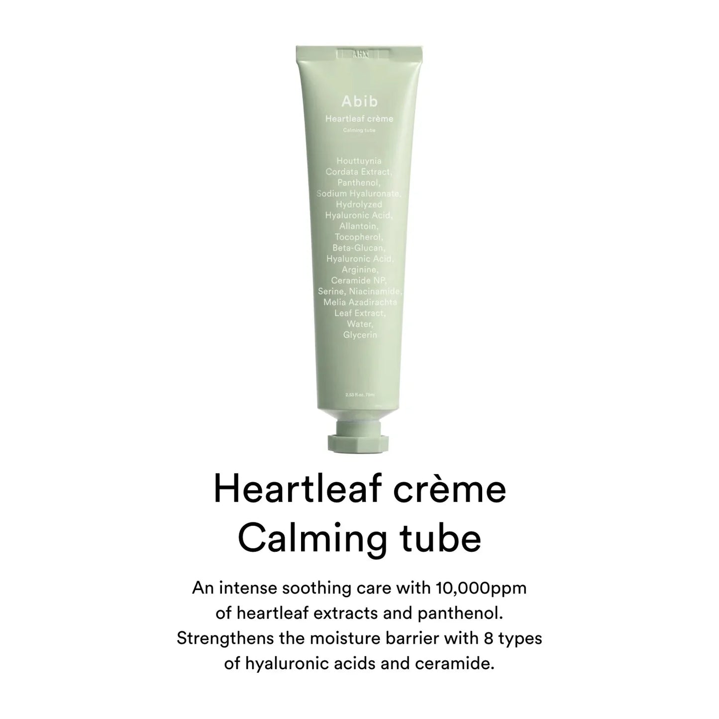 Abib Houttuynia cordata cream - Calming tube 75ML